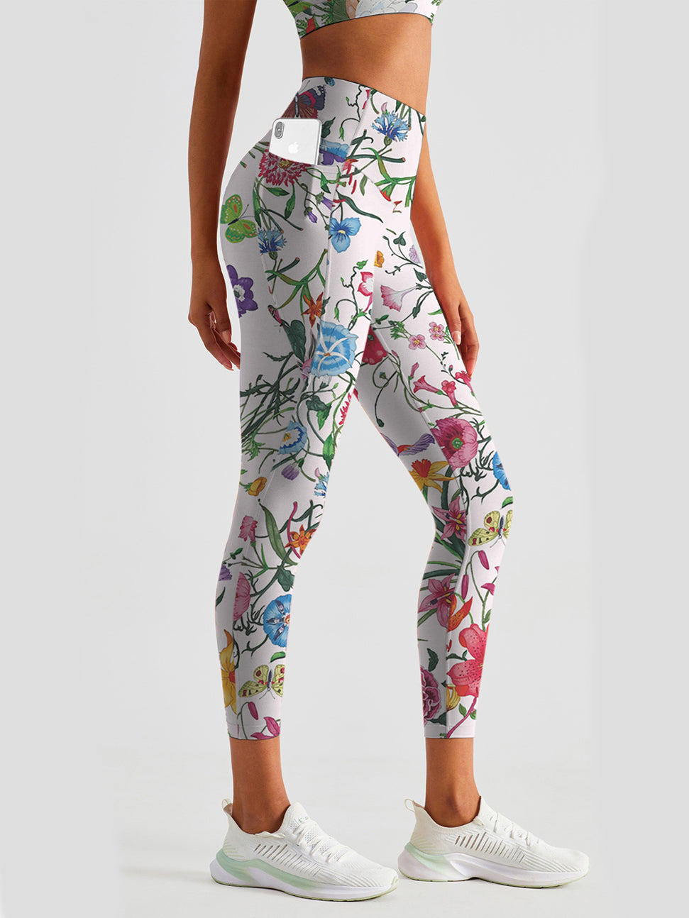 Flower spring flourishing vine leggings