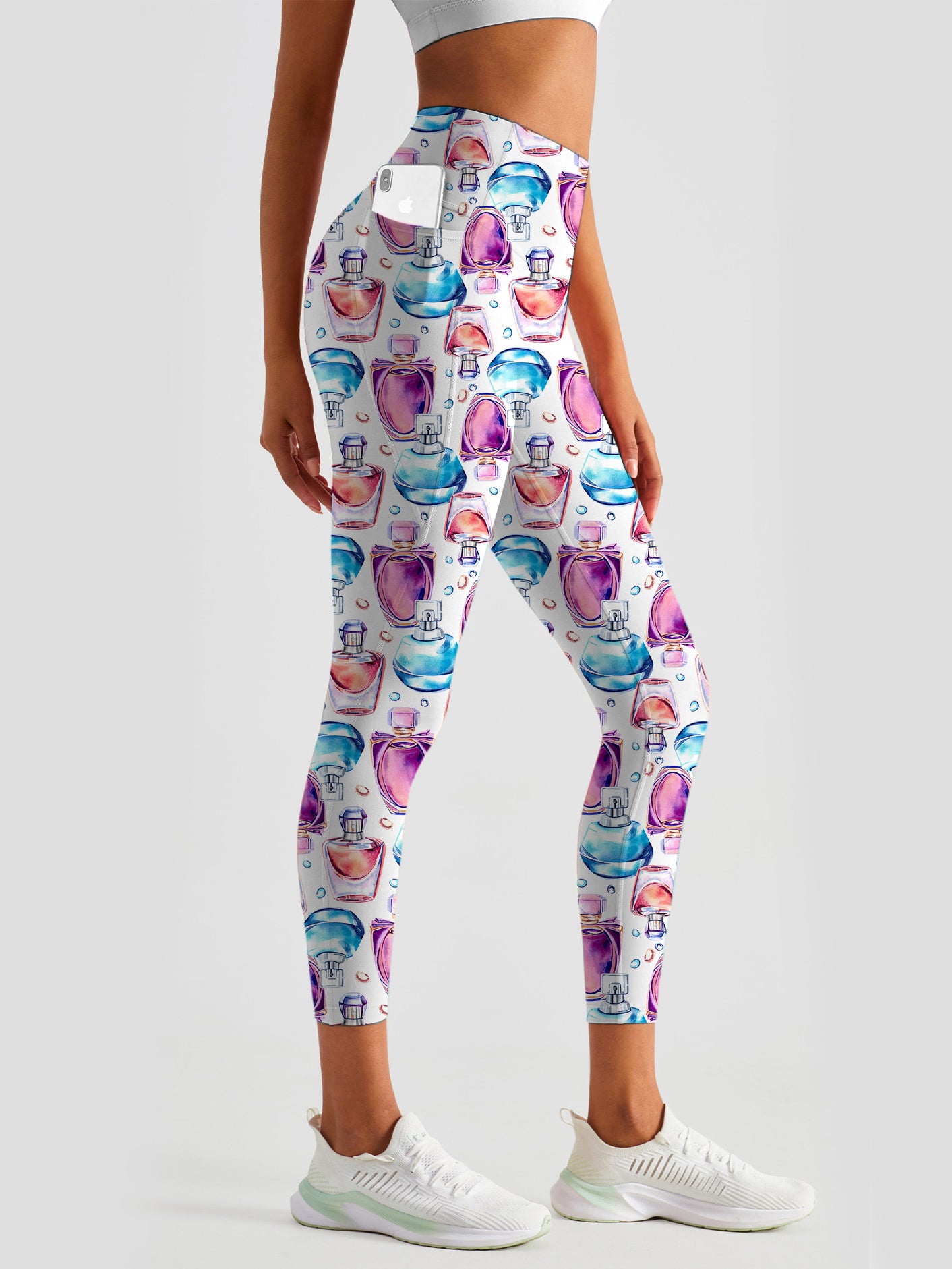 Perfume watercolor beauty fashion leggings