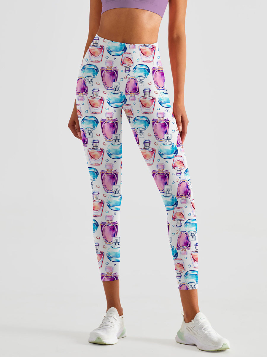 Perfume watercolor beauty fashion leggings