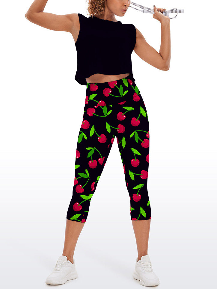 Fruit cherry red ripe berry capris