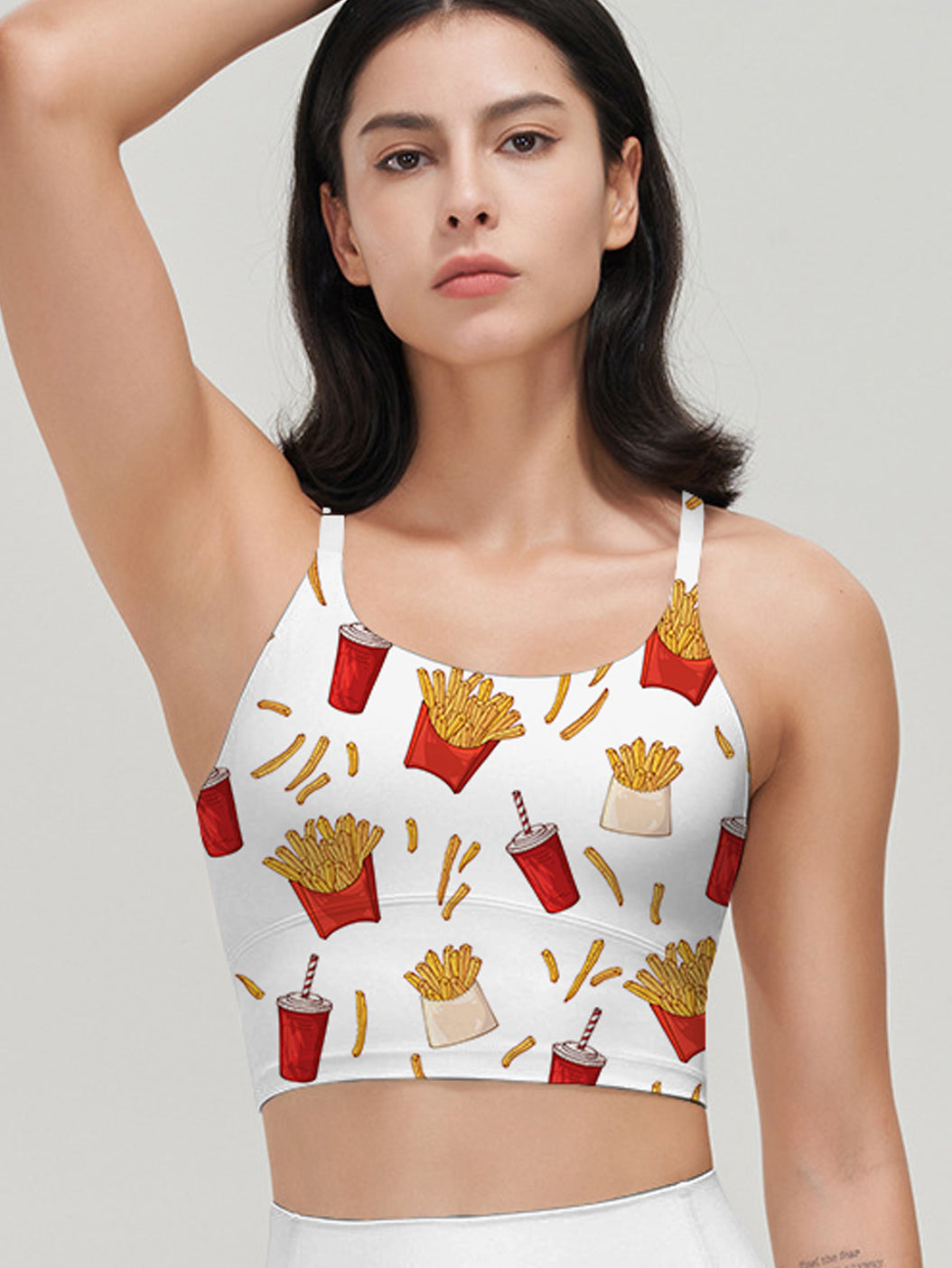 Cartoon gourmet chips cola tank tops