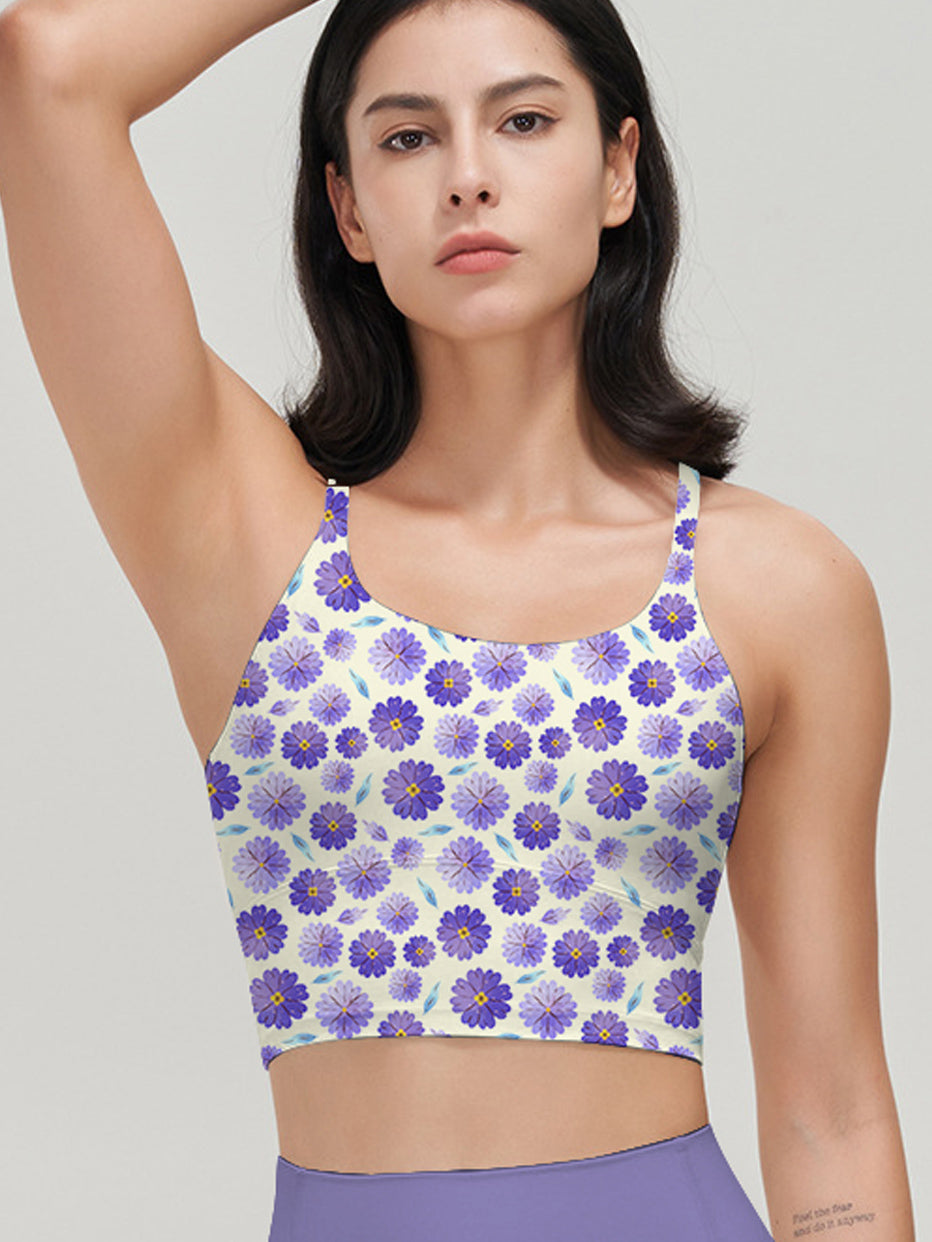 Flower Watercolor small flowers tank tops