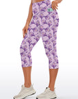 Flower crocus floral purple capris