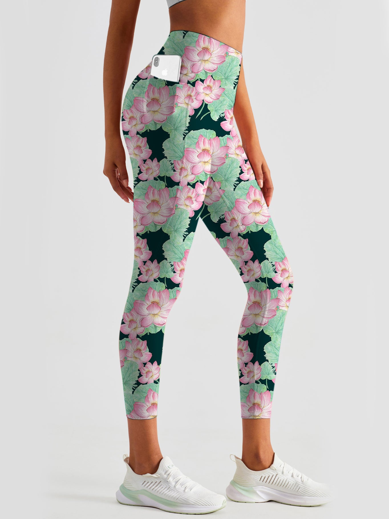 Flower lotusnatural bloom leggings