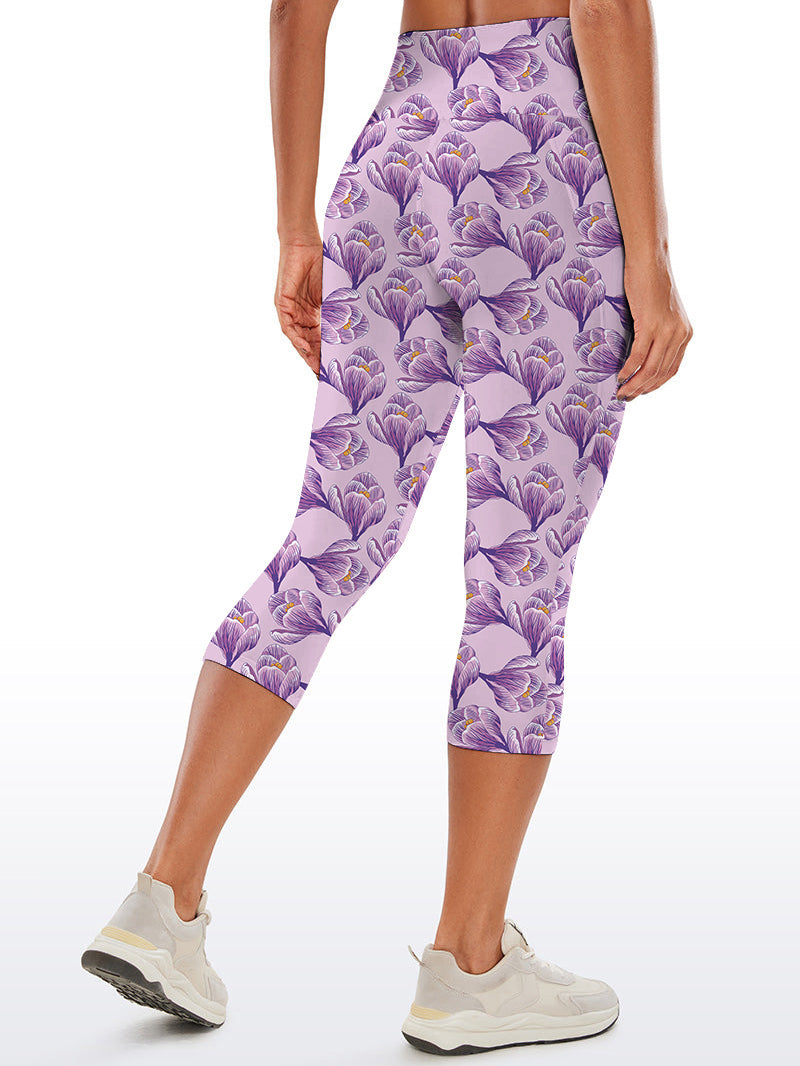 Flower crocus floral purple capris