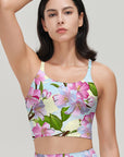 Flower apple-tree flowers seamless pattern blossom tank tops
