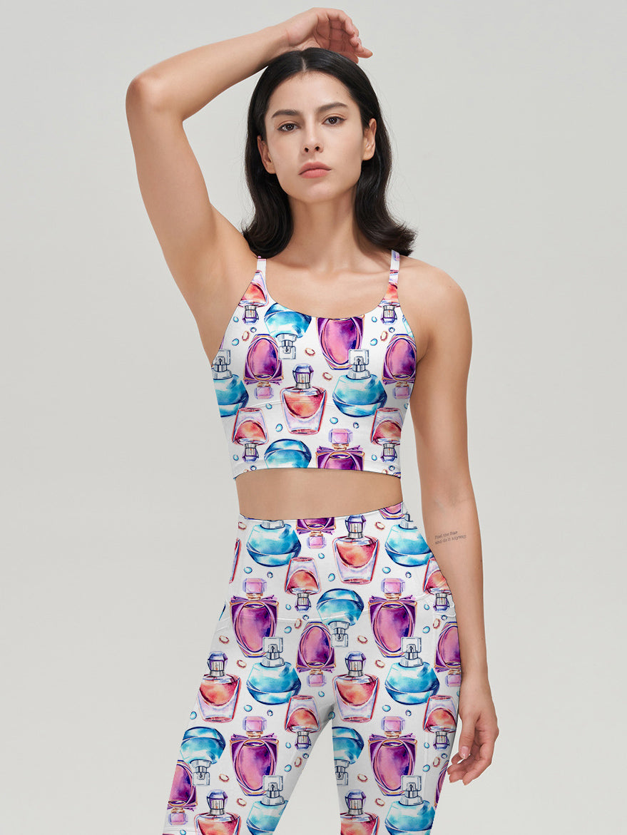 Perfume watercolor beauty fashion leggings
