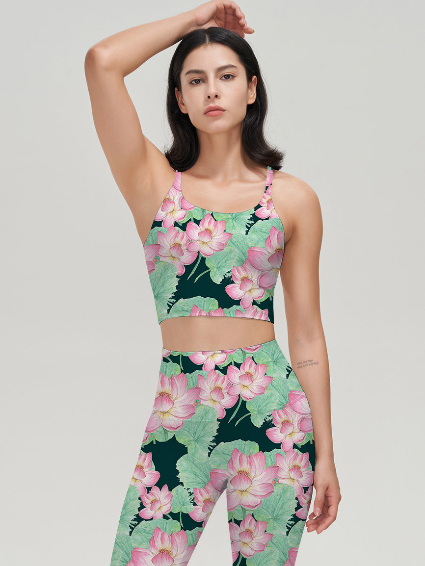 Flower lotusnatural bloom leggings