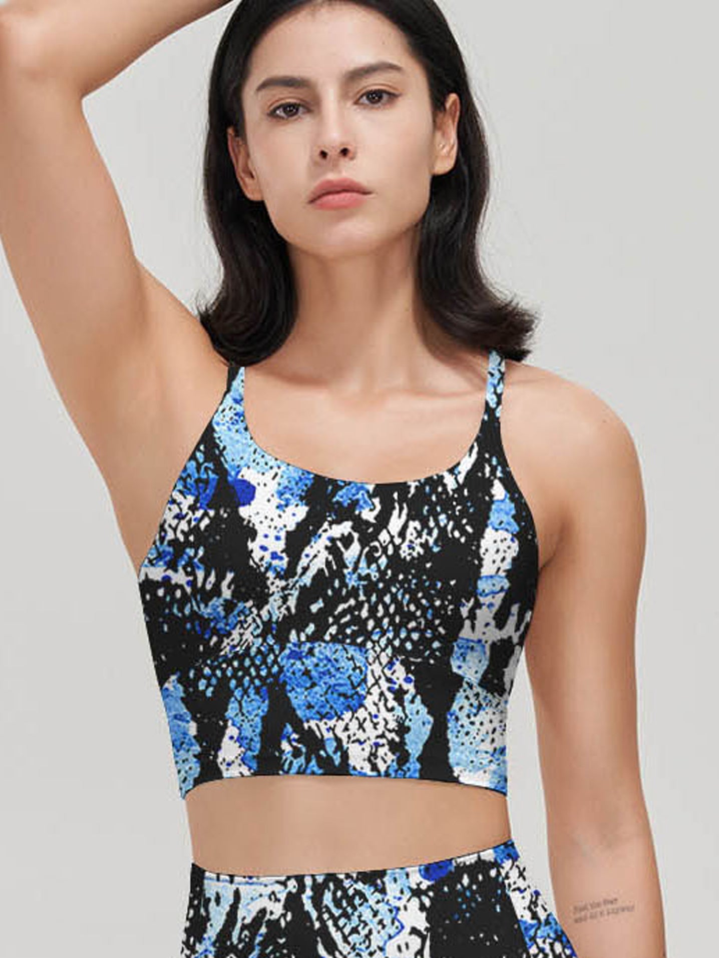 Animal snake pattern print tank tops