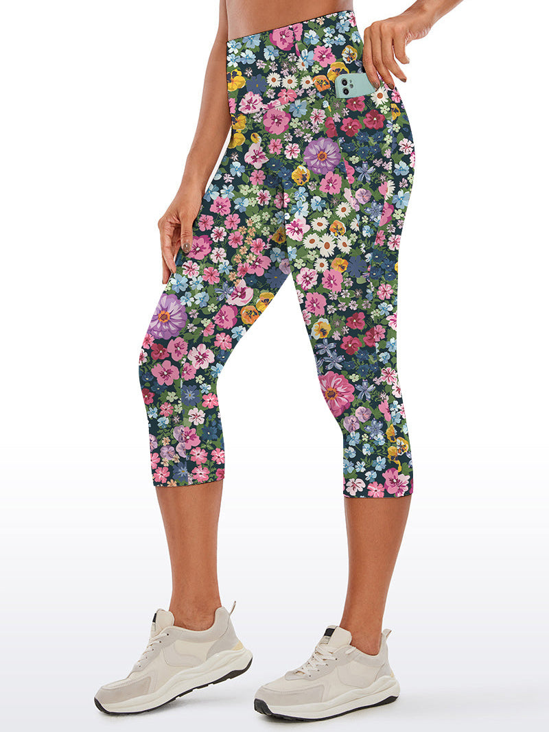 Flower colorful wildflower morning glory capris