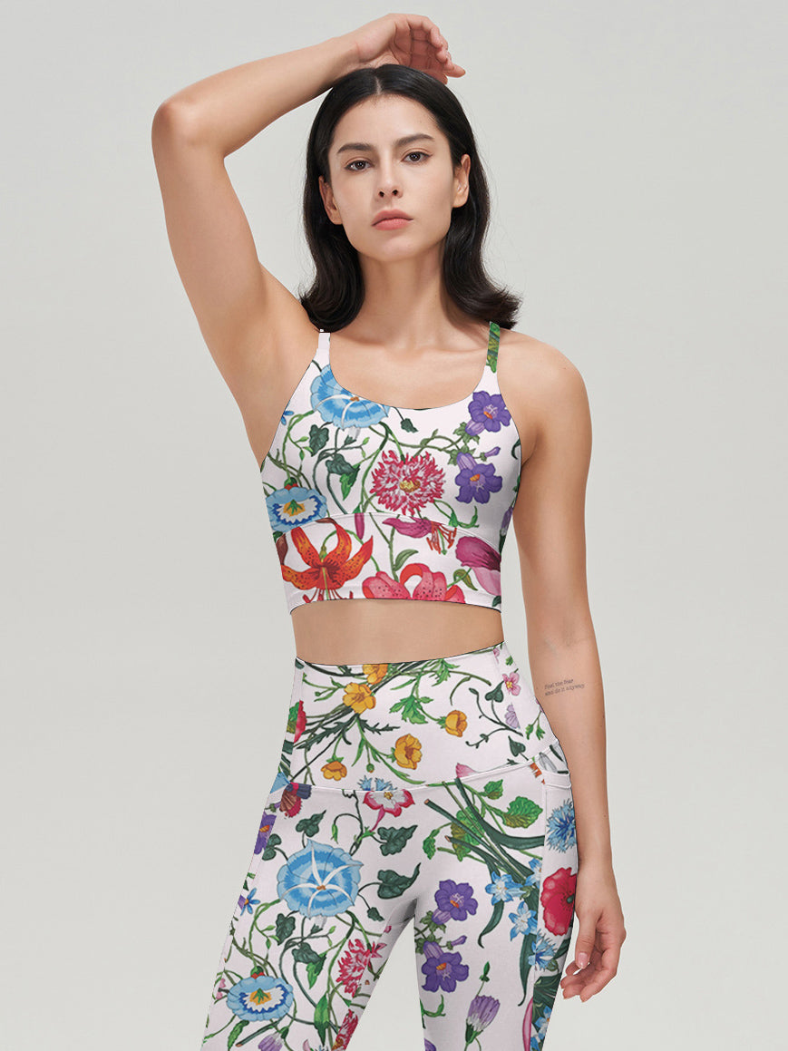 Flower spring flourishing vine leggings