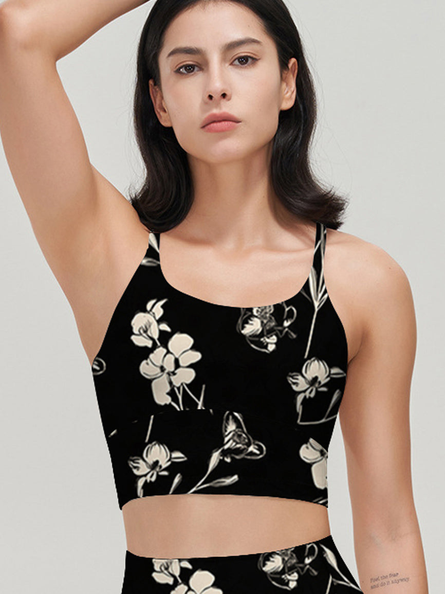 Flower apple blossom watercolor tank tops