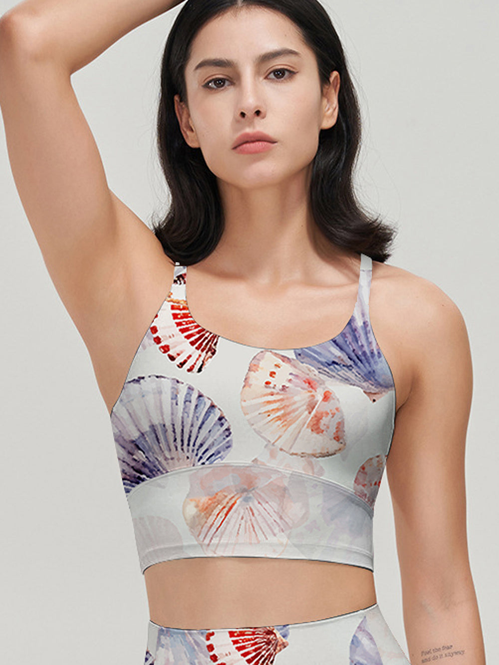 Ocean fantasy colorful shell tank tops