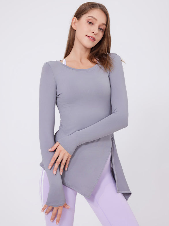 Basic slim fit quick dry yoga long sleeves