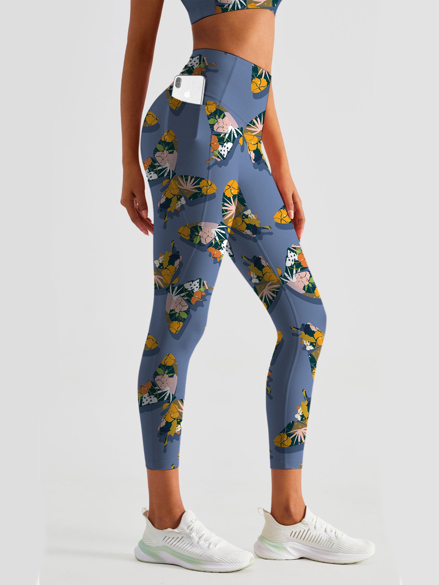 Animal butterfly fill in with tropical leggings