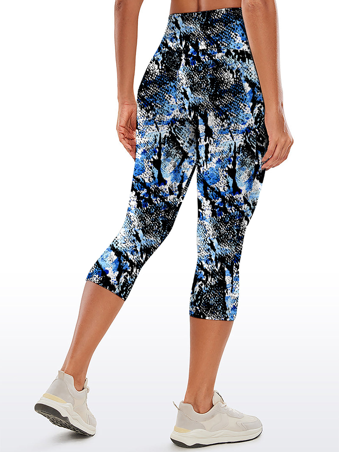 Animal snake pattern print capris