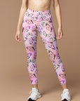 Animal butterfly pink purple leggings