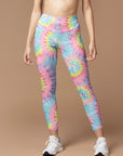 Tie dye colorful swirl leggings