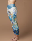 Ocean colorful coral shell leggings