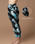 Ocean fantasy glowing jellyfish leggings