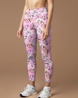 Animal butterfly pink purple leggings