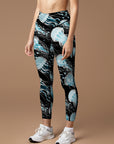 Ocean fantasy glowing jellyfish leggings