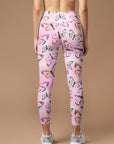 Animal butterfly pink purple leggings