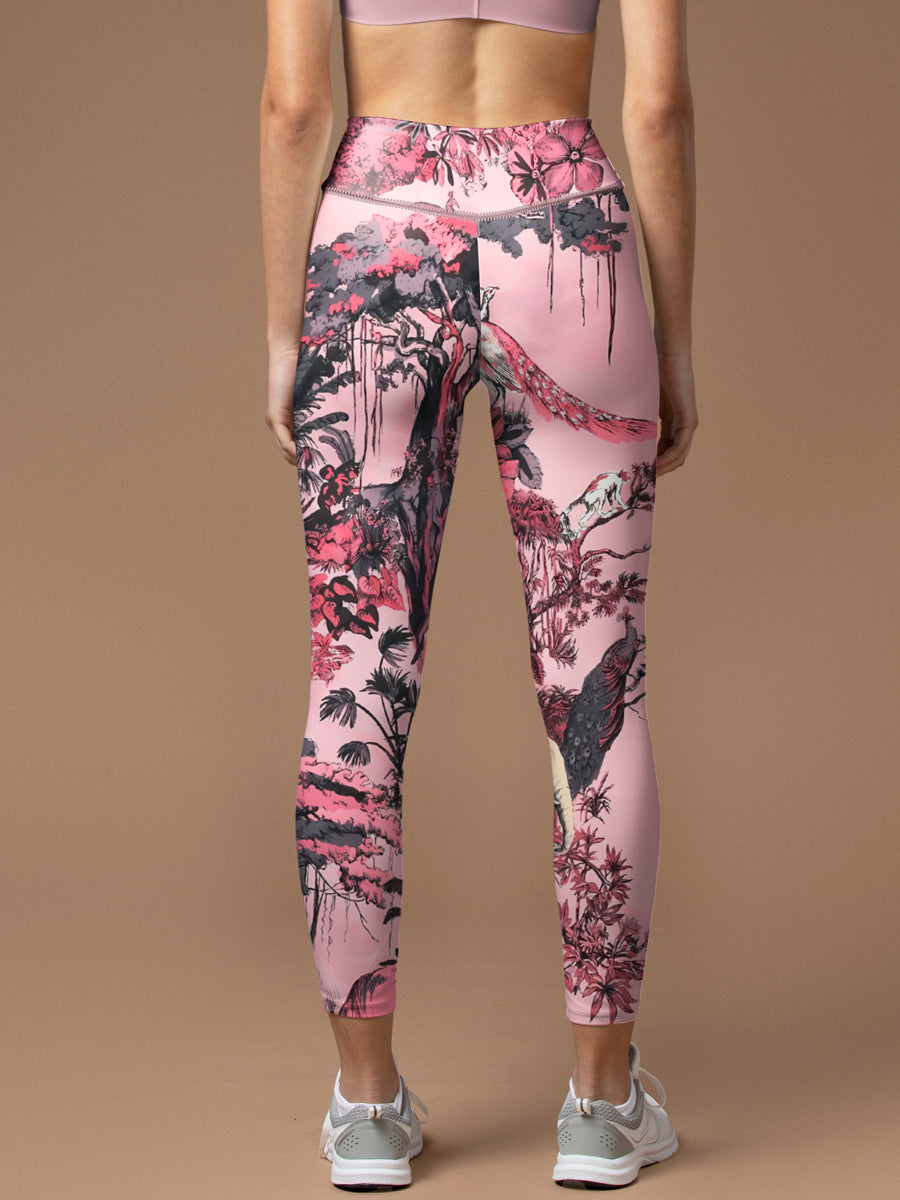 Animal world jungle tiger elephant leggings