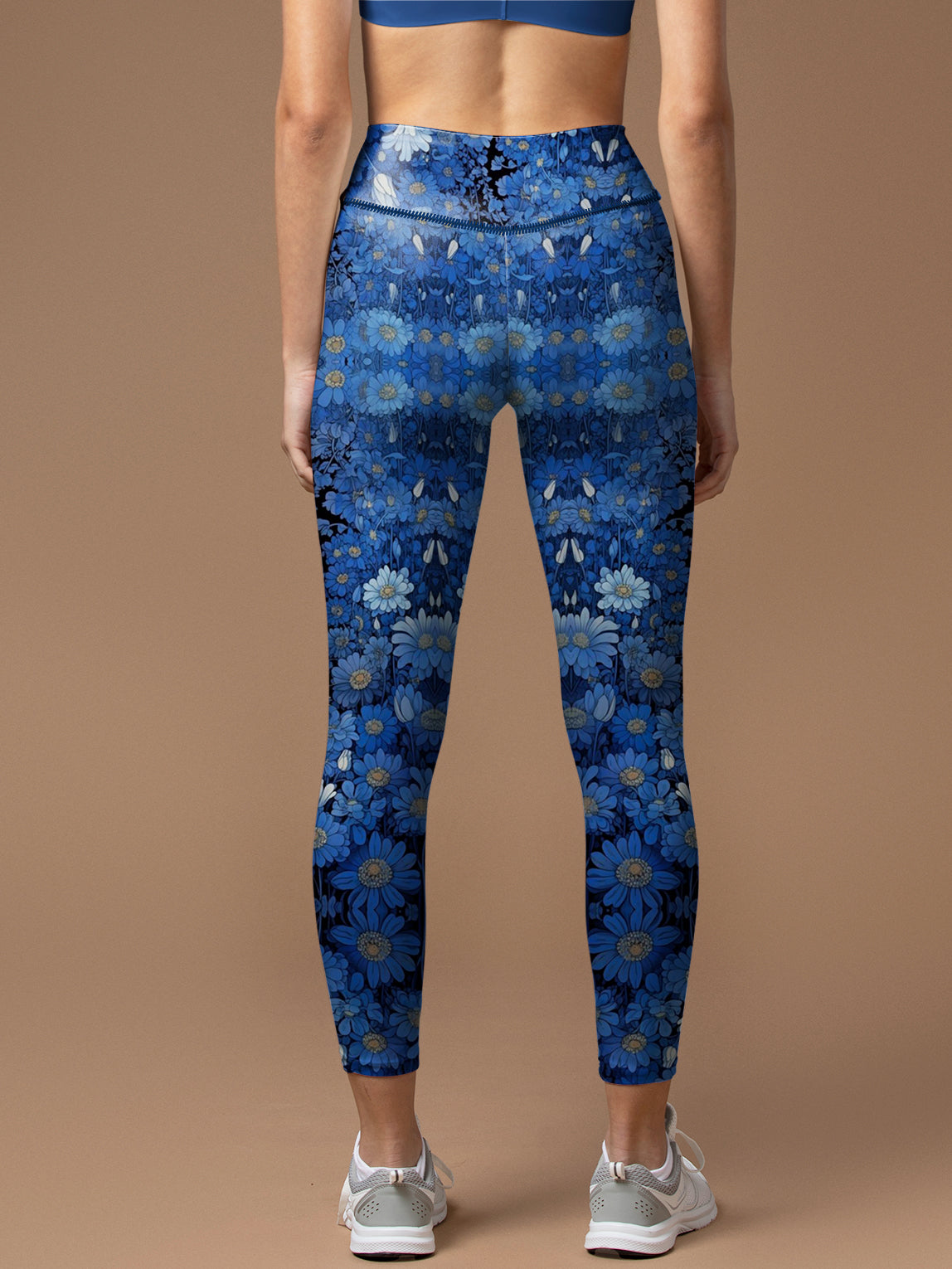 Animal rabbit in field of flowers leggings