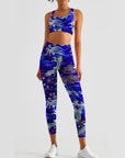 Animal crane oriental sea chinese style leggings