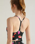 Cartoon hand drawn wine glass heart shape tank tops