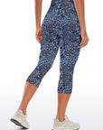 Flower chrysanthemum pattern elements of porcelain capris