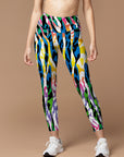 Animal colorful Leopard pattern print leggings