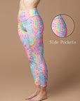 Tie dye colorful swirl leggings
