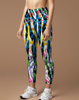 Animal colorful Leopard pattern print leggings