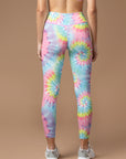 Tie dye colorful swirl leggings